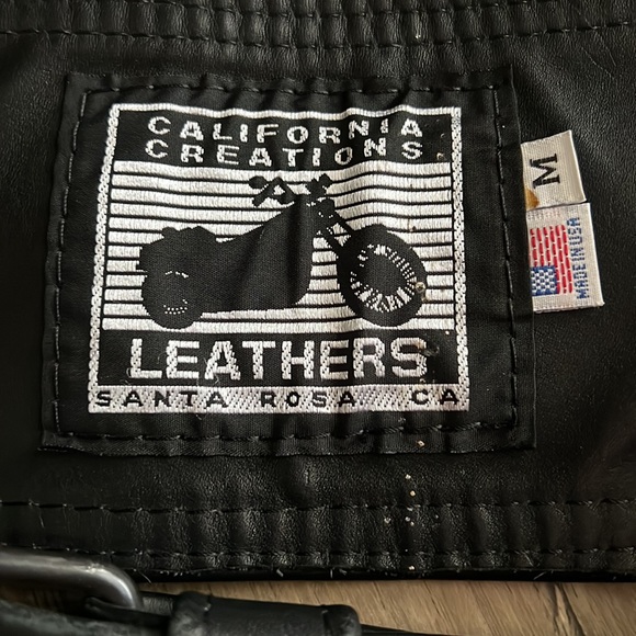 Leather motorcycle chaps California Creations - Picture 4 of 5